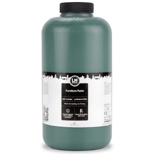 LM Furniture Paint 67,63 fl oz - Ocean Green - - color: Ocean Green, size: 67.63 Fl Oz (Pack of 1)