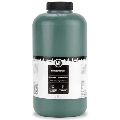 LM Furniture Paint 67,63 fl oz - Ocean Green - - color: Ocean Green, size: 67.63 Fl Oz (Pack of 1)