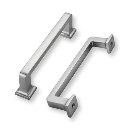 khtumeware 6 Pack Brushed Nickel Cabinet Pulls, 3-3/4 Inch(96mm) Hole Centers Solid Satin Nickel Cabinet Handles Kitchen Hardware Straight Bar for Cabinets and Drawer Pulls - color: Brushed Satin Nickel, size: 3-3/4"(96mm) Hole Center, style: 6-pack