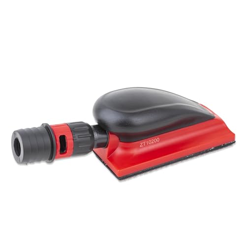 ZETA Dust-Free Multi Hole Vacuum Hand Sanding Block - Hook & Loop Backing (2.75" x 5") - size: 2.75" x 5"