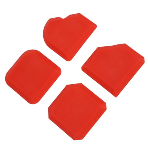 Silicone Caulking Tool Kit, 4Pcs Caulk Remover Smoother Finisher Scraper Cleaner Grout Removal Tool for Kitchen Bathroom Floor Window Sealant Sealing