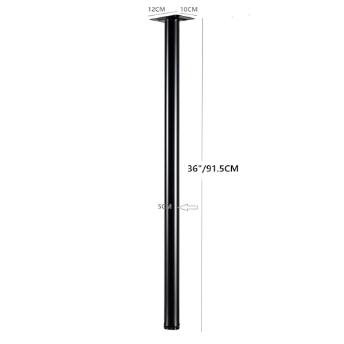 LCSDLHLSY 36 Incn Heavy Duty Table Legs,Metal Desk Lesg,Set of 4(Black). - size: 36 Inch
