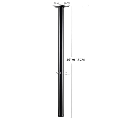 LCSDLHLSY 36 Incn Heavy Duty Table Legs,Metal Desk Lesg,Set of 4(Black). - size: 36 Inch