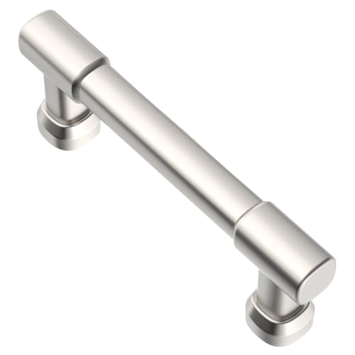 Alzassbg 3" Brushed Satin Nickel Cabinet Pulls 10 Pack, AL0005SN - color: Brushed Satin Nickel, size: 3" Hole Center