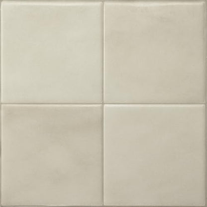 Smart Tiles Peel and Stick backsplash, Zellige Almond Beige, 9"x9" - color: Almond Beige