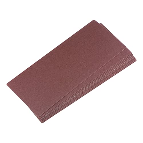 uxcell 10 Pcs 100 Grit Sandpapers 9" x 3.7" Aluminum Oxide Sanding Sheets Hand Sander Papers for Wood Furniture Finishing - style: 100 Grit