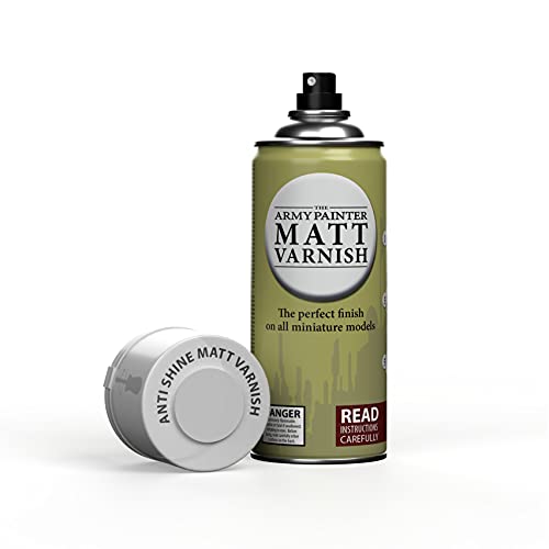 The Army Painter Varnish Duo Pack, 2 x 400 mL - Matt and Satin Protective Spray Sealers for Painted Miniatures and Models