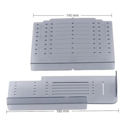 ABS Cabinet Pull Door Drill Template Straight Holes Locator Cabinet Shelf Pin Hardware Jig for Handle Door Drawer Pull Drill Mounting Template Set