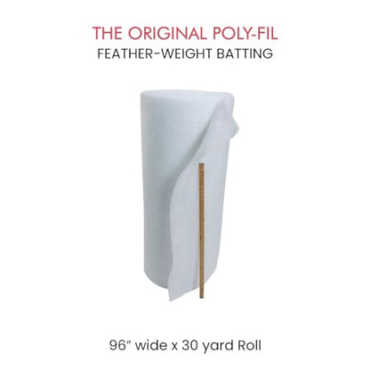 Fairfield RS696B Feather Weight Batting, 96" by 30 yd