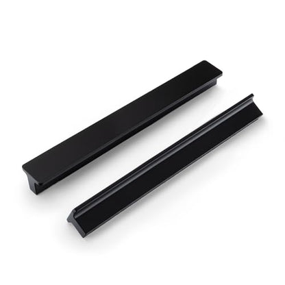 Goldenwarm 10 Pack 6-5/16" Black Cabinet Handles Matte Black Drawer Pulls - color: Black, size: 6-5/16in Hole Centers