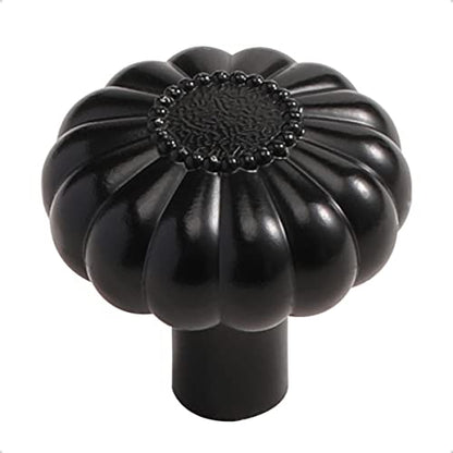 JIASENABO Black Cabinet Knobs 5 Pack Matte Black Drawer Pulls Kitchen Cupboard Bathroom Dresser Cabinet Hardware Handles Zinc Alloy - color: Black, size: Knob