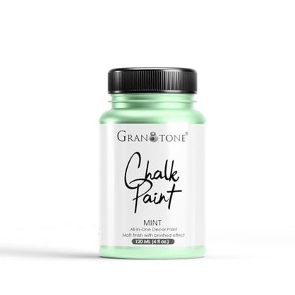 GRANOTONE Chalk Paint Mint Green 4.1 fl oz 120 ml - color: MINT, size: 4.1 Fl Oz