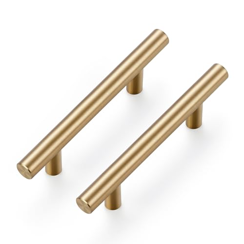 Ravinte Cabinet Handles,5" Length,3" Hole Center,Champagne Bronze,3 Pack - color: Champagne Bronze
