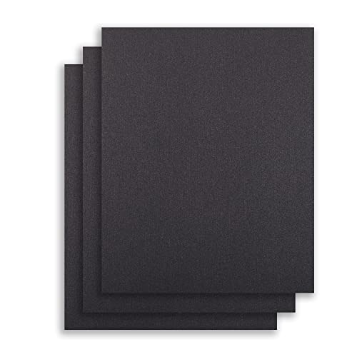 Utoolmart 180 Grits Sanding Sheets Wet Dry Silicon Carbide Sandpaper for Wood Furniture Metal Automotive Polishing 3pcs - color: 3pcs, size: 180 Grit