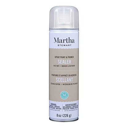 MARTHA STEWART 8oz Spray Paint, Gloss Clear Sealer - color: Gloss Clear Sealer
