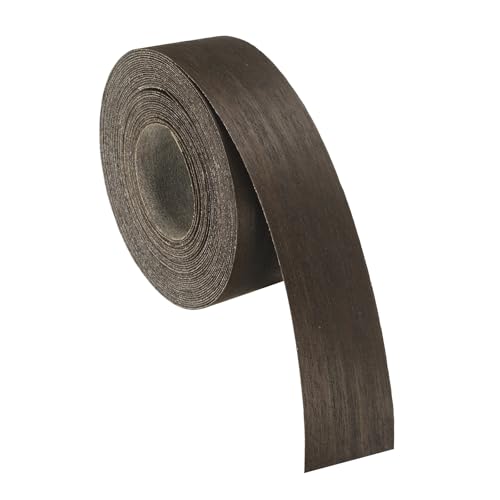 uxcell 1-1/2 Inch x 26ft Wood Veneer Edge Banding, Pre-Glued Flexible Eucalyptus Edging Strips, Iron on with Hot Melt Adhesive Wood Tape for Cabinet Repair and Furniture Restoration - size: 1-1/2 Inch x 26ft