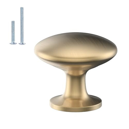 homdiy 30 Pack Champagne Bronze Round Solid Zinc Alloy Cabinet Knobs - color: Champagne Bronze