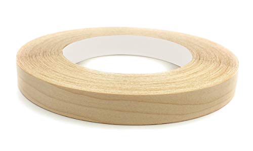 EDGE SUPPLY EASYEDGE Maple 3/4 inch X 10 ft roll of Plywood Edge Banding – Peel and Stick Strong Adhesive, Easy Application – Real Wood Veneer Edging for Furniture Restoration, Made in USA
