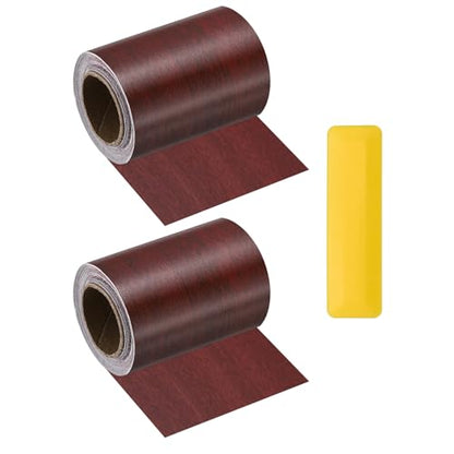 HARFINGTON Wood Grain Repair Tape 3" x16ft Self-Adhesive Repair Patch - color: Walnut, size: 3" x 16ft