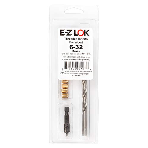 E-Z LOK EZ-400-006 Thread Repair Kit, 400-006 - size: 6-32 (10 Count)