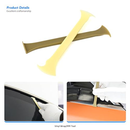 EHDIS Window Tinting Tool Kit: 7pcs Magnetic Vinyl Wrap Micro Stick Squeegee, 3pcs Hardness Squeegee, 2pcs PPF Tool for Car Vinyl Film Application