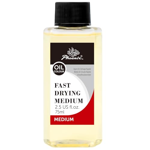 PHOENIX Fast Drying Oil Medium - 2.5 Fl oz. / 75ml Bottle - style: Fast Drying Medium 2.5 Fl Oz.