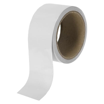 uxcell PVC Edge Banding Tape 2" Gloss White Peel Stick Edging Trim - color: Gloss White, size: 2"