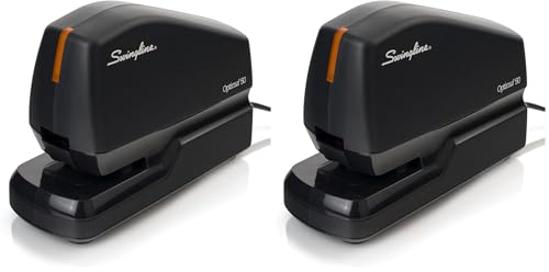 Swingline Electric Stapler Value Pack, 50 Sheet Capacity, Includes Optima 50 Stapler, 5000 Staples and Staple Remover (48209), 50 Sheet (Pack of 2) - size: 50 Sheet, style: Full Strip (Pack of 2)