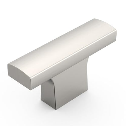 Matte Black Cabinet Knobs Round Drawer Pulls 12 Pack - color: Brushed Satin Nickel, size: 2 Inch Diameter