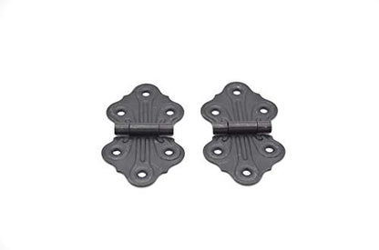 Butterfly Hinge Oil Rubbed Bronze Finish Flush Mount Hinge 2 Hinges Comes with Matching Finish Screws