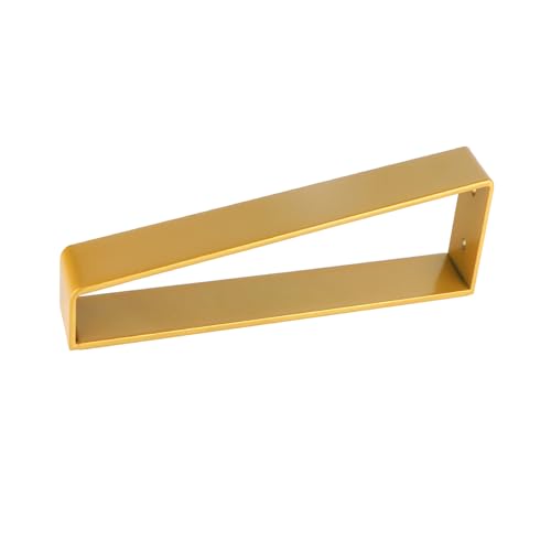 Osring 12 Inch Trapezoid Furniture Legs, Gold Metal Coffee Table Feet 4pcs - color: Gold, size: 12 Inch
