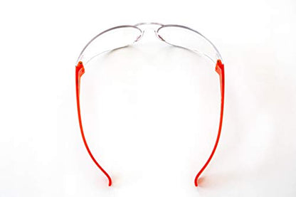 G & F Products EyePRO Safety Glasses, Impact Resistant, UV400 Protection, Clear Polycarbonate Lenses, Scratch & Anti-Fog, ANSI Z87.1 Certified, Adjustable Temples, Unisex, 6/12 Pack - style: Clear Lens 6 Pack Safety Glasses