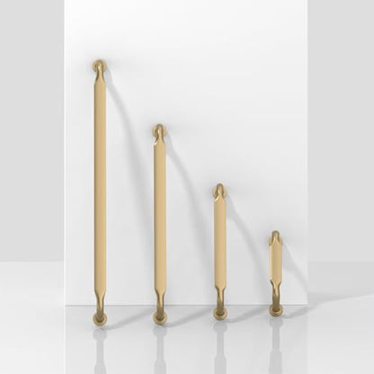 10 Pack Champagne Bronze Cabinet Pulls 3 Inch(76mm) Kitchen Cabinet Handles Solid Zinc Alloy Cabinet Hardware Drawer Pulls - color: Champagne Bronze, size: 3" Hole Center