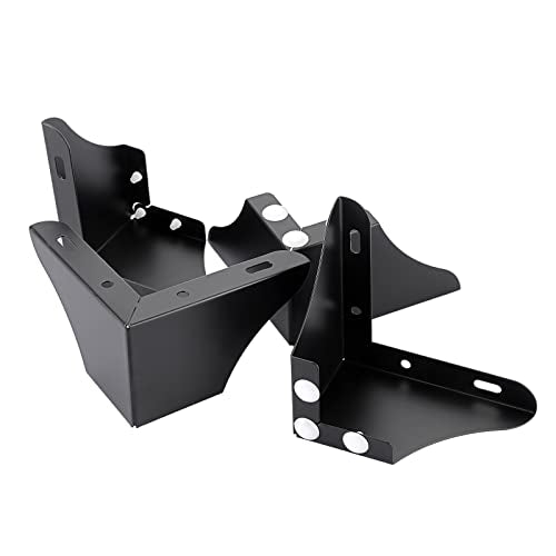 OwnMy 4PCS Metal Furniture Legs 3 Inch Black Sofa Legs Dresser Legs - size: 3 Inch