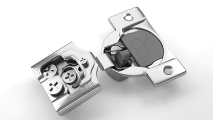 10-Pack 3/8" Overlay Soft Close Face Frame Kitchen Cabinet Hinges - size: 3/8 Inch