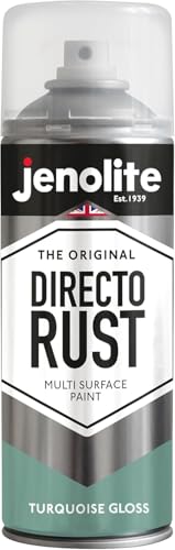 JENOLITE Directorust Gloss Finish Aerosol, Turquoise 1x13.5oz - color: Turquoise Blue