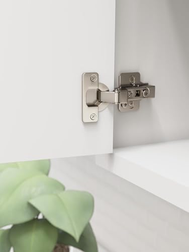 Amerock 1 Pair Full Inset Soft-Closing Concealed Frameless Cabinet Hinge