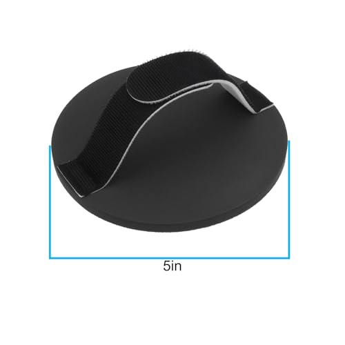 2x 5-Inch Hand Sanding Pads Suitable for Sanding Discs Abrasive Pads (With Hook and Loop) - size: 5-Inch