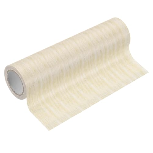 PATIKIL Wood Grain Tape 8" x 15 Ft, Self-Adhesive Wood Texture Repair Tape Realistic Wood Effect Contact Paper Patch for Furniture Cabinets Floor Walls, Light Yellow Oak - color: Light Yellow Oak, size: 8" x 15 Ft