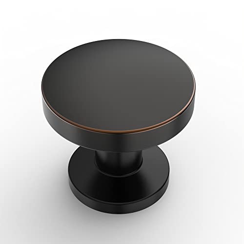 Asidrama 20 Pack Oil Rubbed Bronze Kitchen Cabinet Knobs for Dresser Drawers - Zinc Hardware 3835 - color: Oil Rubbed Bronze, style: 20 Pack