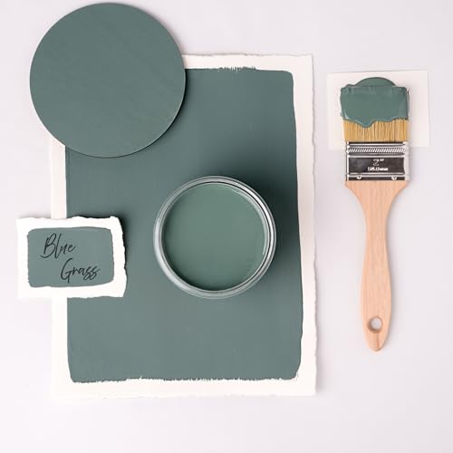 Dixie Belle Paint Company Chalk Mineral Paint - Blue Grass (4oz) - color: Blue Grass, size: 4 Fl Oz (Pack of 1)