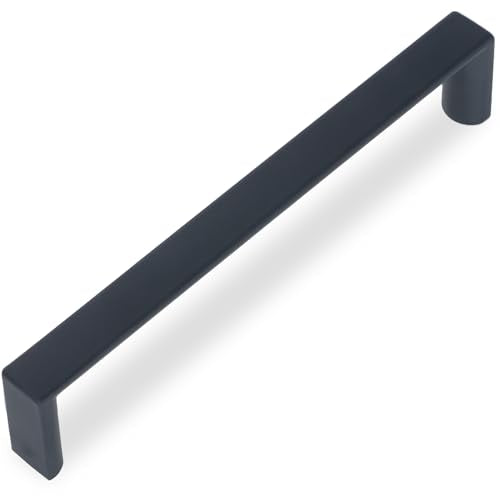 Matte Black Kitchen Cabinet Pulls 5 Inch 10 Pack - color: Matte Black, size: 5'' Hole Center(128mm)