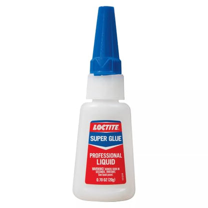 Loctite Super Glue Liquid Professional, 20g Bottle (Pack of 12) Heavy‑Duty Instant Adhesive for Plastic, Wood & Metal, Clear Superglue with Precision Nozzle, Quick‑Dry Formula - size: 12 Pack