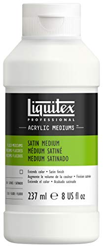 Liquitex Professional Fluid Medium, 237ml (8-oz), Satin - color: Satin, size: 8 Fl Oz (Pack of 1), style: 8-oz