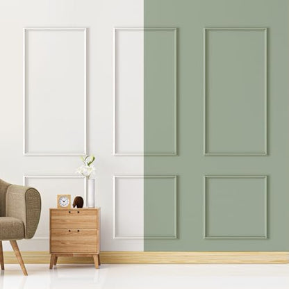 3 Sets Peel and Stick Wall Molding Kit, Premade Wainscoting Panels