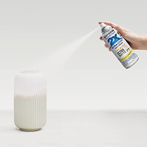 Rust-Oleum Painter's Touch 2X Ultra Cover Spray Paint, Ultra Matte White