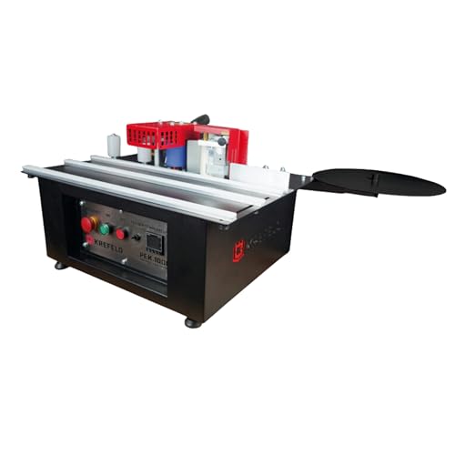 Portable Edgebander PEK 1000 Edition - Hot Melt System - Pellet Low Temperature Glue - Edgebanding Solution with 2-Year Warranty and Tech Support in The US