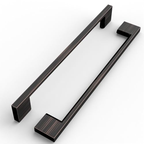 FILTA 10 Pack 7.5 Inch(192mm) Hole Centers Oil Rubbed Bronze Cabinet Pulls,Stylish Kitchen Cabinet Handles Zinc Alloy Cabinet Hardware for Cabinets Cupboard Handles Drawer Pulls - color: Oil Rubbed Bronze, size: 7.5" Hole Center, style: 10pack