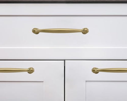 khtumeware 20 Pack 3 Inch(76mm) Brushed Brass Cabinet Pulls Satin Brass Kitchen Cabinet Handles Kitchen Cabinet Hardware for Cupboard Drawer Handles Dresser Pulls - color: Brushed Brass, size: 3 Inch(76mm) Hole Center