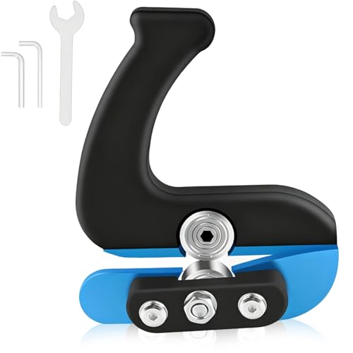 Edge Banding Trimmer, Woodworking Veneer Cutter with Dual Offset Bearings & Sharp Blades Comfort Handle Professional Edge Band Tools Trimmer Deburring Planing Trimming Tool for Straight,Curved Edges